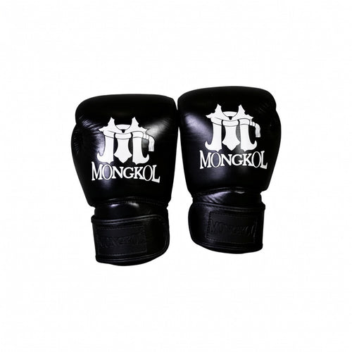 Mongkol BGM01 boxing gloves in Black